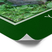 Wild Brown Rabbit speciaal aangepast Poster (Hoek)