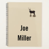 Wild Buck Personalized Deer Planner (Voorkant)