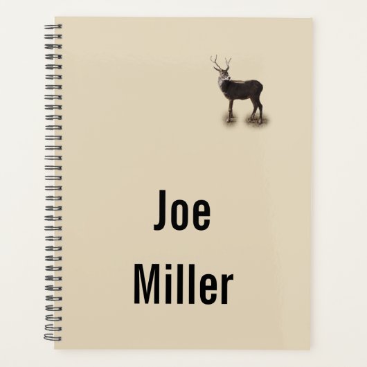 Wild Buck Personalized Deer Planner (Voorkant)