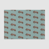 Wild bucking rodeo hengst tissuepapier (Voorkant)