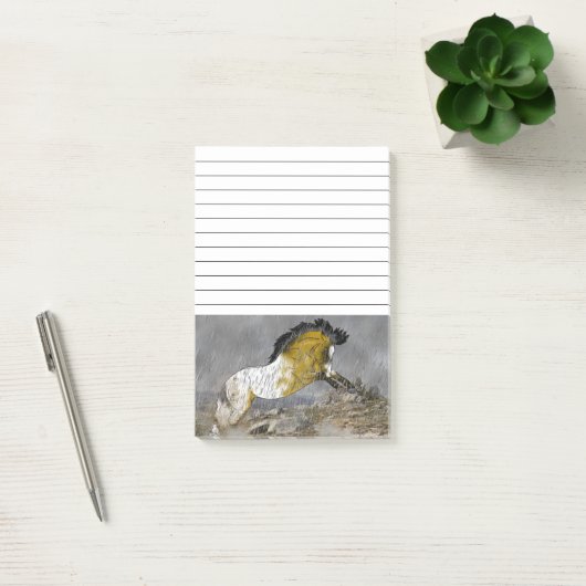 Wild Buckskin Appaloosa Horse Post-it® Notes