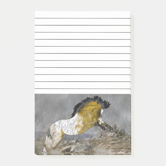 Wild Buckskin Appaloosa Horse Post-it® Notes (Voorkant)