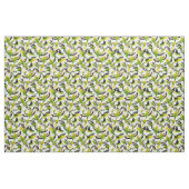 WILD BUDGIES Green Parakeets Stof (Yard (91,4 cm))