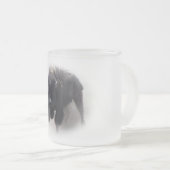 Wild Buffalo-frosted Coffe-Mok Matglas Koffiemok (Voorkant rechts)