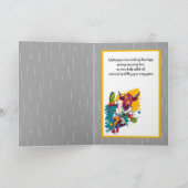 Wild Bull Pickleball Feestdagen Kaart (Binnen)