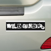 Wild Bumper Bumpersticker (Op auto)