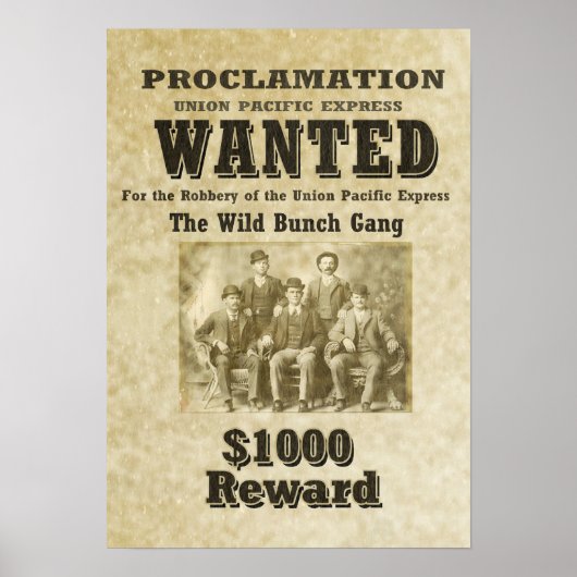WILD BUNCH GANG Poster- Aangepaste formaten Poster (Voorkant)