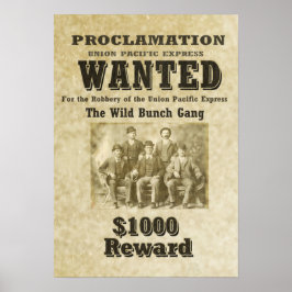 WILD BUNCH GANG-Poster - aangepaste grootten Poster