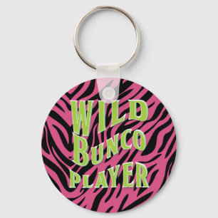 Wild Bunco Player Graphic Design Sleutelhanger