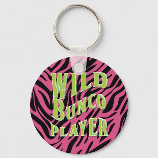 Wild Bunco Player Graphic Design Sleutelhanger (Voorkant)