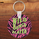 Wild Bunco Player Graphic Design Sleutelhanger (Voorkant)