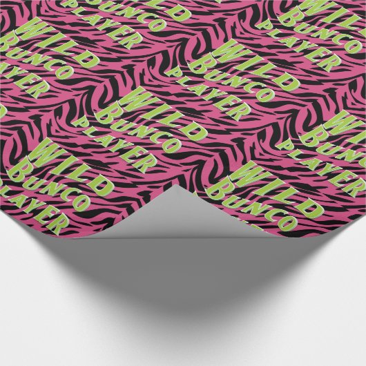 Wild Bunco Player Wrapping Paper Cadeaupapier (Hoek)