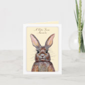 Wild Bunnies gepersonaliseerde notitie Kaart (Voorkant)