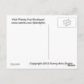 Wild Bunny Briefkaart (Achterkant)
