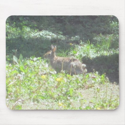 Wild Bunny Mousepad Muismat (Voorkant)