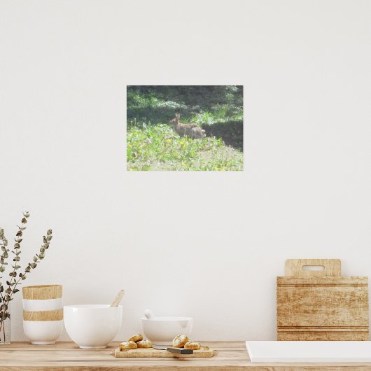 Wild Bunny Print (Keuken)
