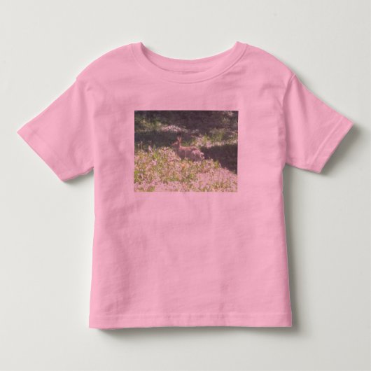 Wild Bunny Toddlers Ringer T-Shirt (Voorkant)