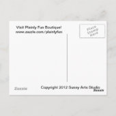 Wild Bunny "Wens dat je HARE was!" Briefkaart (Achterkant)