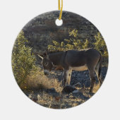 Wild Burro bij Oatman, Arizona Keramisch Ornament (Voorkant)