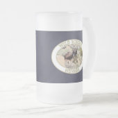 Wild Burros/Donalkoenen van Nevada Matglas Bierpul (Voorkant rechts)