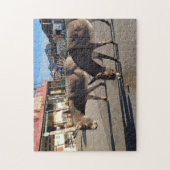 Wild Burros in Oatman, Arizona Legpuzzel (Verticaal)