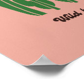 Wild But Kind Retro Daisy Wall Art Poster (Hoek)