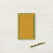 Wild Cactus Patroon, cactus Post-it® Notes (Op bureau)