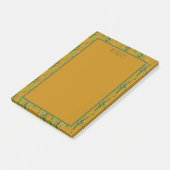 Wild Cactus Patroon, cactus Post-it® Notes (Schuin)