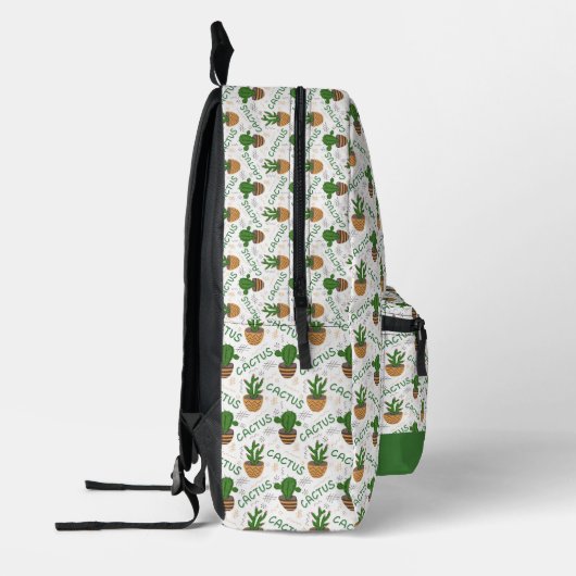 Wild Cactus Pattern Bedrukte Rugzak (Links)