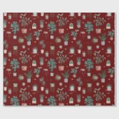 Wild Cactus Pattern Cadeaupapier (Vlak)