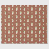 Wild Cactus Pattern Cadeaupapier (Vlak)