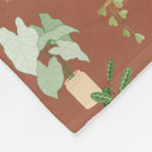 Wild Cactus Pattern Fleece Deken (Hoek)