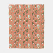 Wild Cactus Pattern Fleece Deken (Voorkant)