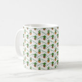 Wild Cactus Pattern Koffiemok (Voorkant links)