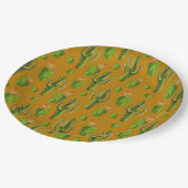 Wild Cactus Pattern Papieren Bordje (Gekanteld)