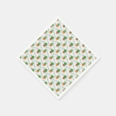 Wild Cactus Pattern Servet (Hoek)