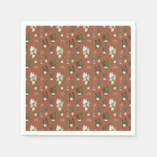Wild Cactus Pattern Servet