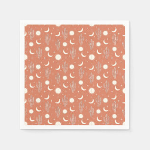 Wild Cactus Pattern Servet