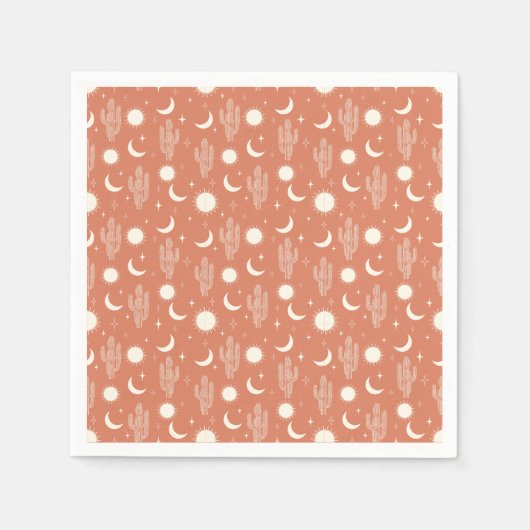 Wild Cactus Pattern Servet (Voorkant)