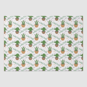 Wild Cactus Pattern Tissuepapier