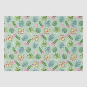 Wild Cactus Pattern Tissuepapier