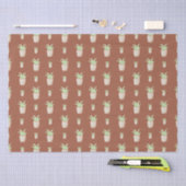 Wild Cactus Pattern Tissuepapier (Craft)