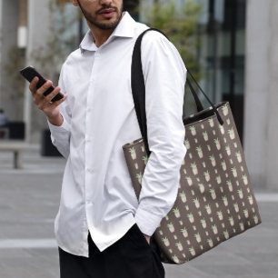 Wild Cactus Pattern Tote Bag