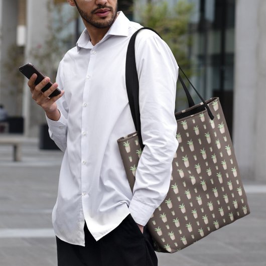 Wild Cactus Pattern Tote Bag