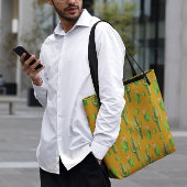 Wild Cactus Pattern Tote Bag