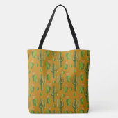 Wild Cactus Pattern Tote Bag (Achterkant)