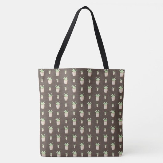 Wild Cactus Pattern Tote Bag (Voorkant)