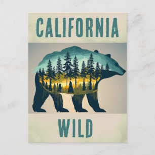 Wild California Beer Reizen Briefkaart