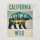  Wild California Beer Reizen Briefkaart (Voorkant)