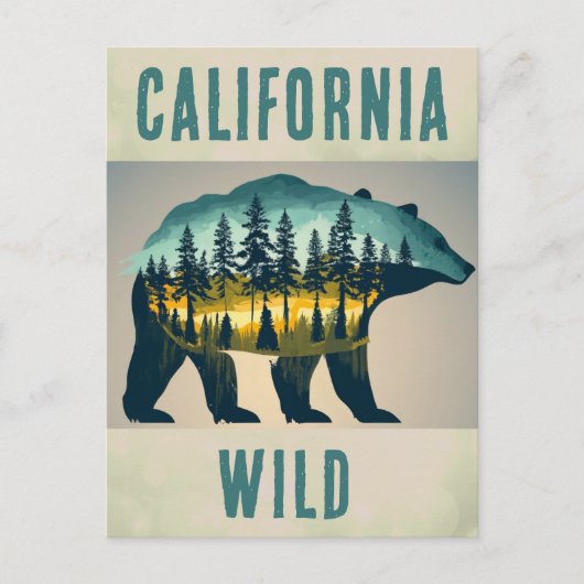 Wild California Beer Reizen Briefkaart (Voorkant)